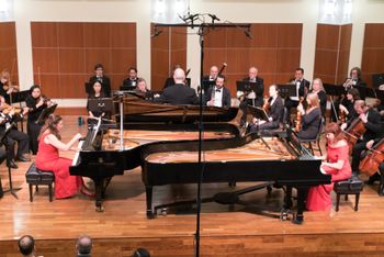 Poulenc Concerto for Two Pianos with Irina Feoktistova
