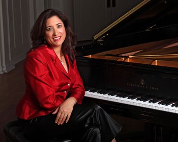 Steinway Artist- Regal in Red. Photo by Mike Canale

