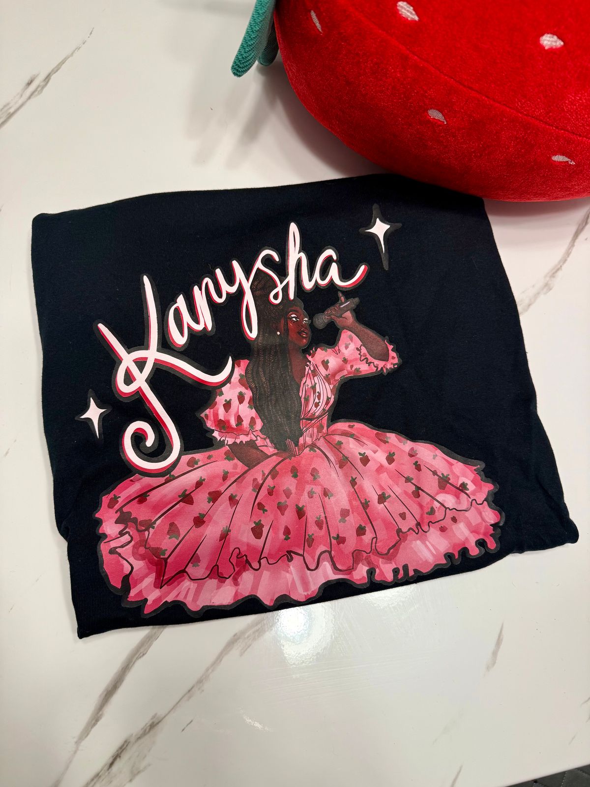 "Kanysha" Black Tee