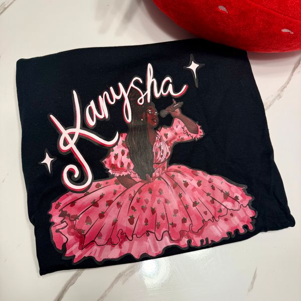 "Kanysha" Black Tee