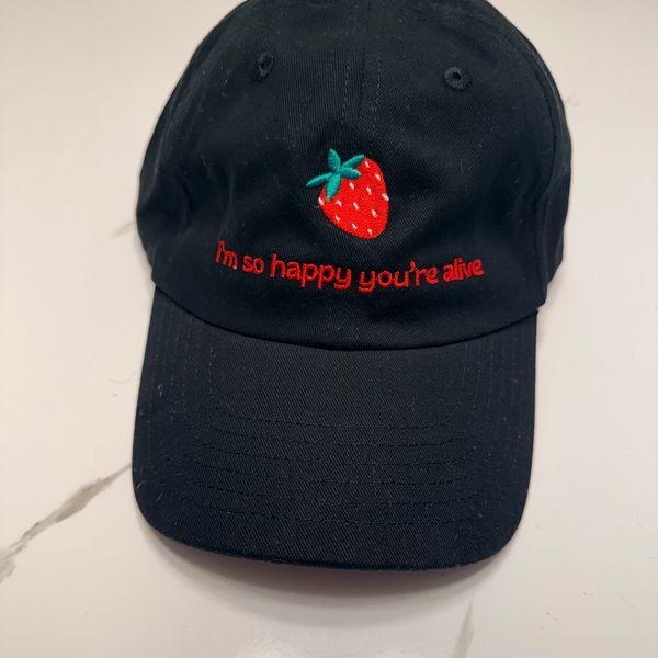"I'm so happy you're alive" - Strawberry Hat