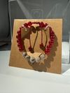 Red Jade & Red Jade + Maifanite bracelet 