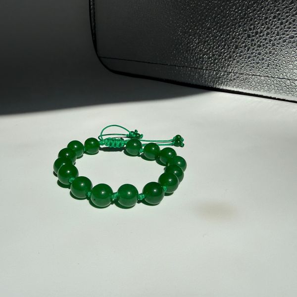 Green Jade beaded bracelet