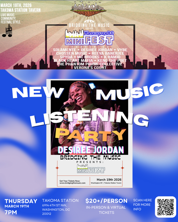 Desiree Jordan's DC Listening Party 3/19/2026