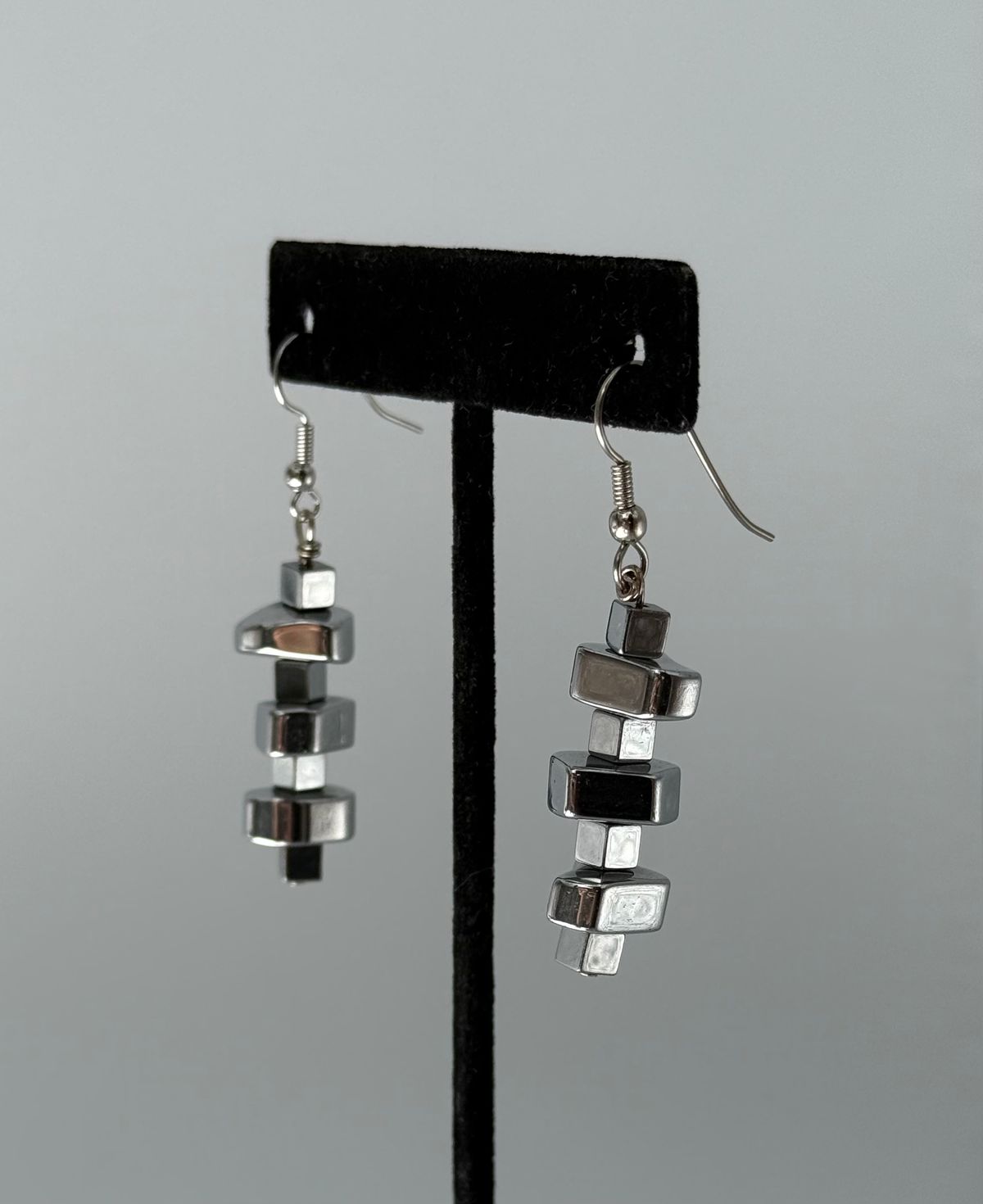 Hematite earrings