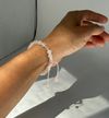 Rose Quartz beaded bracelet 