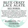 Blue Crazy Lace Agate Bracelet 