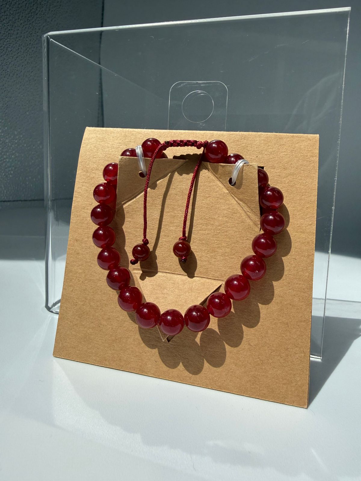 Red Jade & Red Jade + Maifanite bracelet 