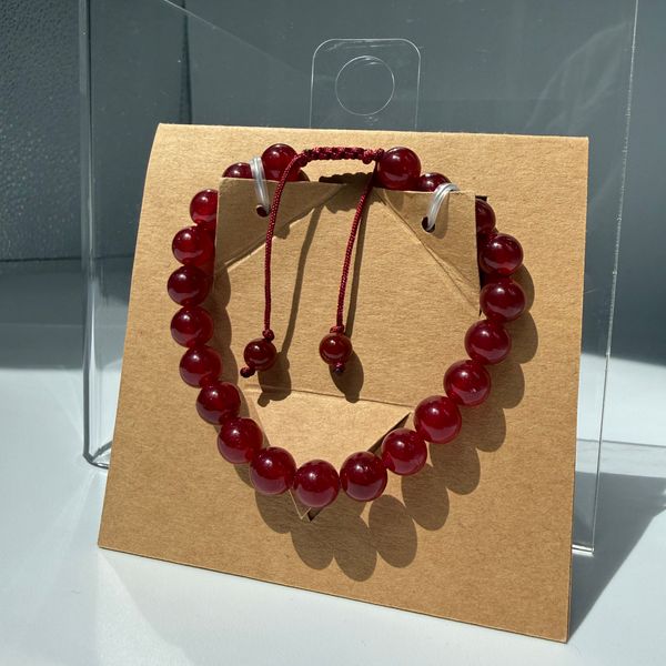 Red Jade & Red Jade + Maifanite bracelet 