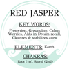Blue Gray Jade + Red Jasper beaded bracelet