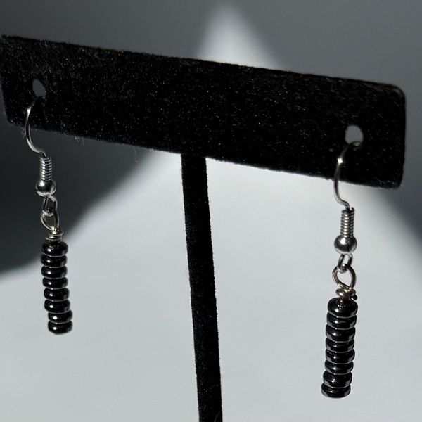 Hematite-mini earrings