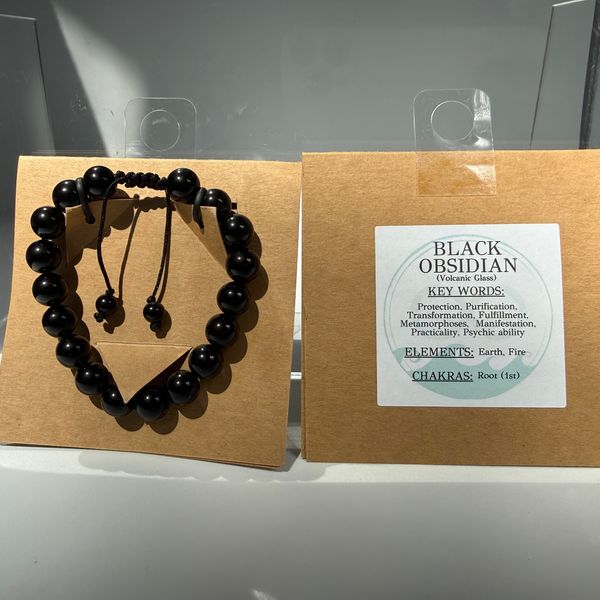 Black Obsidian bracelet 
