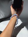 Beaded Phone Wrist Strap Keychain