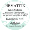 Hematite & Selenite wire-wrapped beaded adjustable necklace