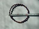 Amethyst & Copper swirl small bead bracelet