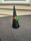 Green Jade copper ring