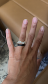 Jade Copper swirl ring