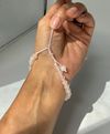 Rose Quartz beaded bracelet 