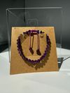 Rwanda Amethyst bracelet