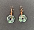 Diopside earrings