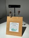 Red-Green Dragon Bloodstone earrings