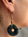 Diopside earrings