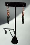 Diopside earrings