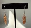 Tangerine Quartz earrings