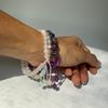 Rainbow Selenite beaded bracelet