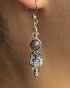  Agate earrings