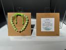 African Green Flower Jade bracelet 