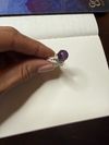 Amethyst & Copper ring
