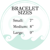 Blue/Teal glass bead & Copper spiral bracelet 