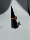 Flower copper ring 
