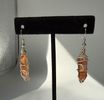 Tangerine Quartz earrings