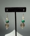  Malachite earrings