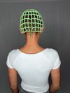 African Green Flower Jade beaded/adjustable OurVOW gemstone crown headdress