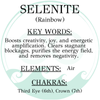 Rainbow Selenite beaded bracelet