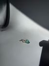 Turquoise (Dyed Howlite) & Copper ring