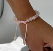 Rose Quartz beaded bracelet 