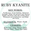 Ruby in Kyanite wire-wrapped with black leather necklace