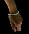 Rainbow Selenite beaded bracelet