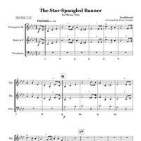 "The Star-Spangled Banner" for Brass Trio
