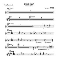 "I Just Might" by Bruno Mars for 3-Piece Horn Section