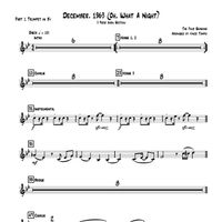 "December, 1963 (Oh, What A Night)" by The Four Seasons for 3-Piece Horn Section