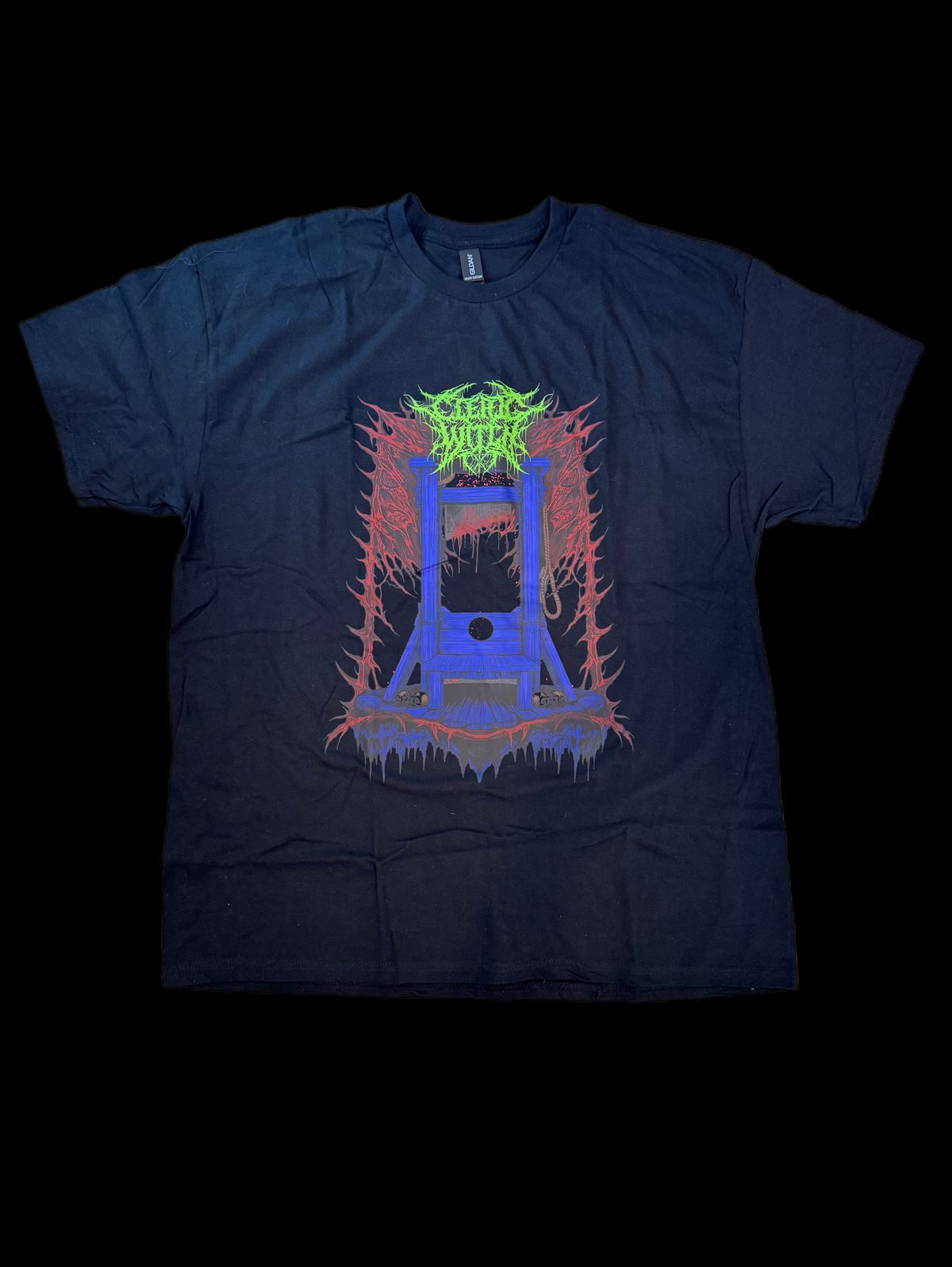 Cleric Witch Bring the Guillotine T-shirt