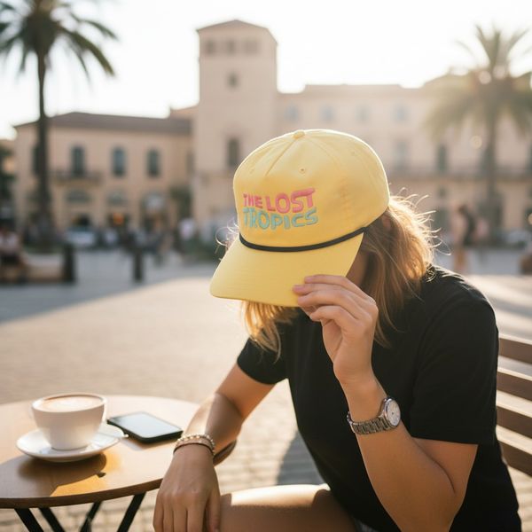 Lost Tropics New Logo Golf Hat - Yellow