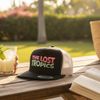 Lost Tropics New Logo Mesh Snap Back - Black/White