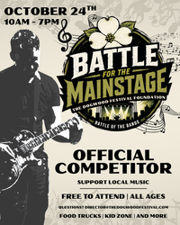 Ronnie Hymes Music is an Official Competitor for The Battle For The MainStage - Fayetteville Dogwood Festival