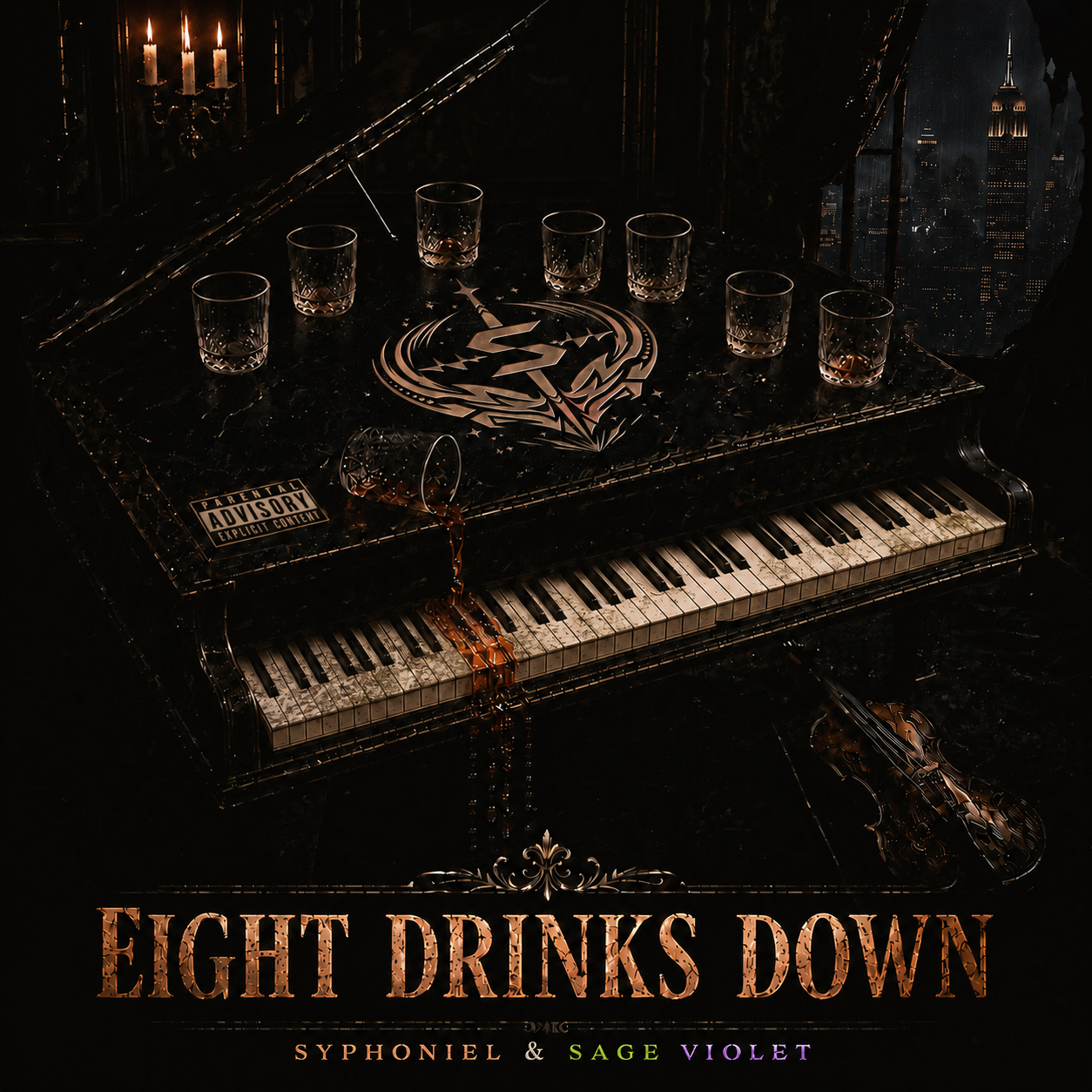 Eight Drinks Down artwork